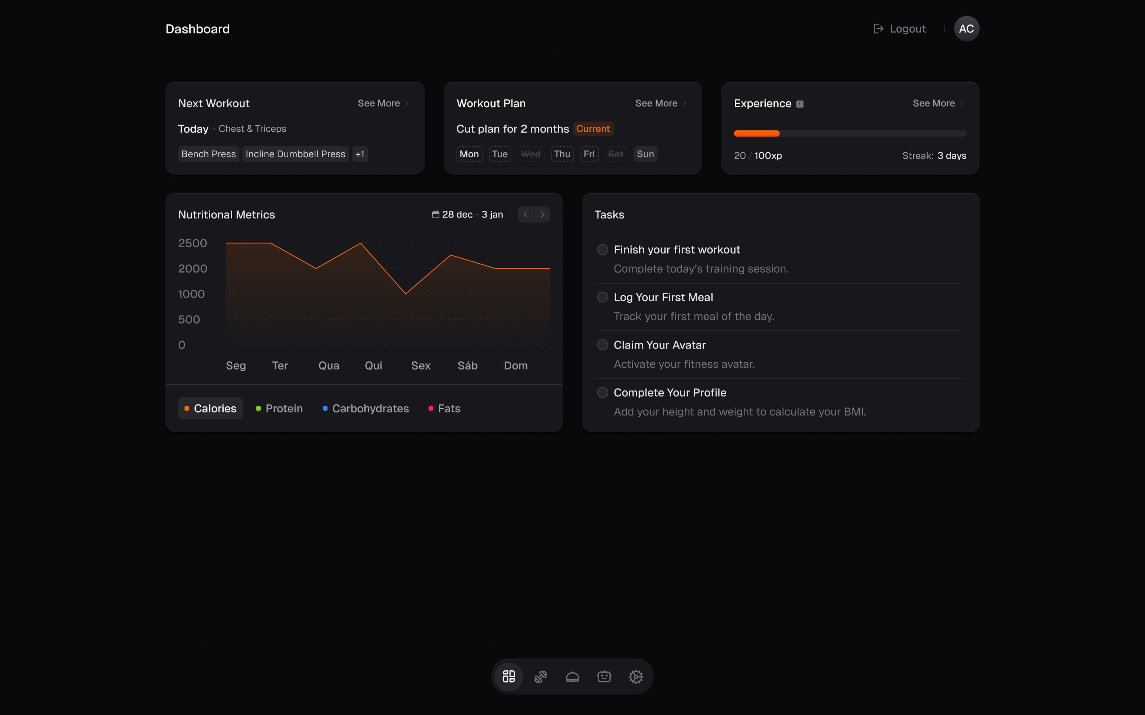 Interface design work, frame 4 of 6
